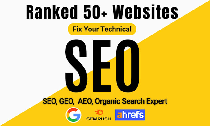fix technical SEO errors, on page and boost your website health score above 90