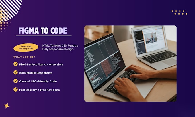 convert figma to html css tailwind css responsive website