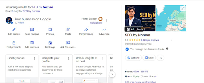 do local SEO and google business profile optimization