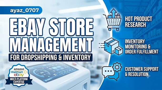 manage your ebay store for dropshipping from inventory