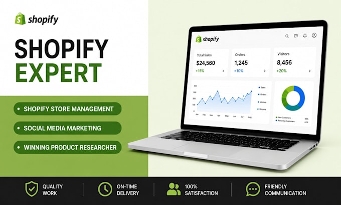 manage a shopify store for your business