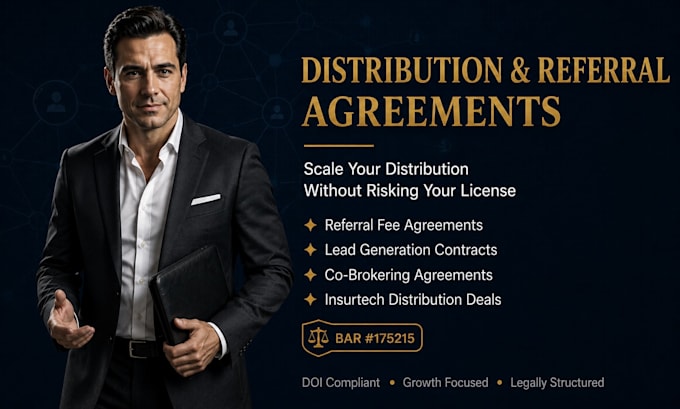 draft compliant insurance referral agreements