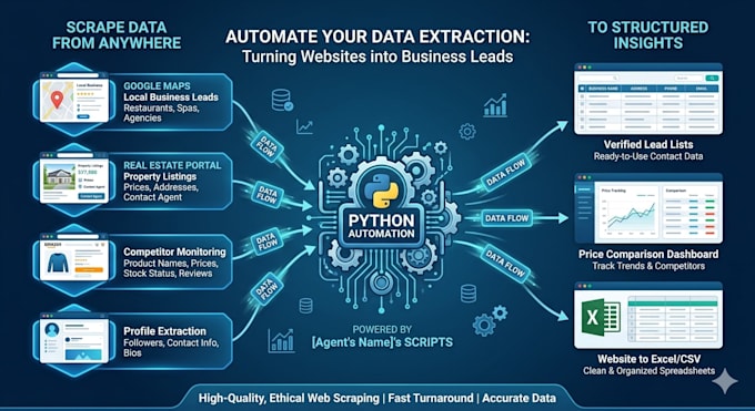 build a custom python web scraper to automate your lead generation