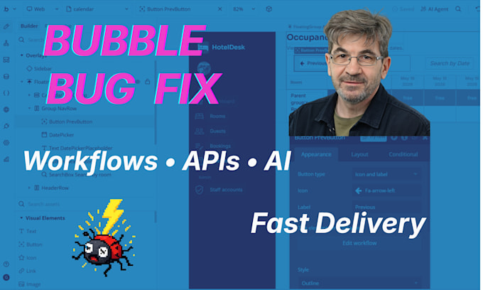 fix bugs in your bubble app