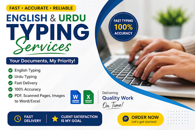 fast typing english and urdu