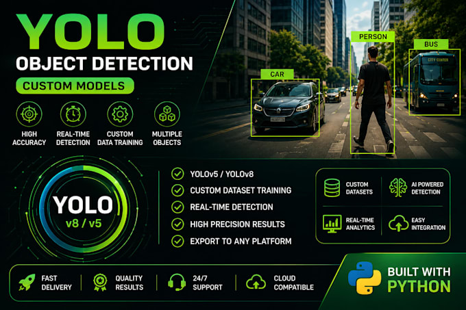 build yolov8 object detection and computer vision models using python
