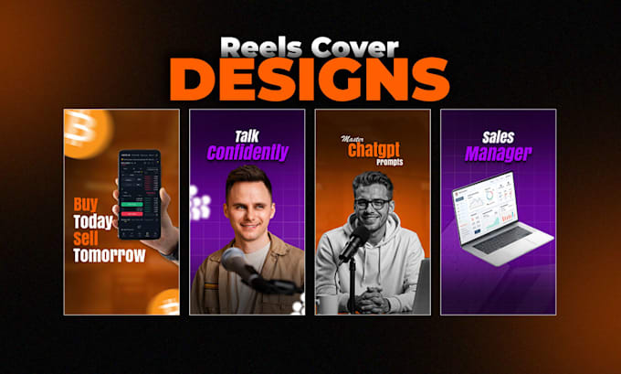 design instagram reel covers, and shorts thumbnails