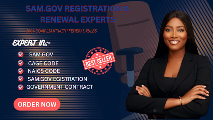 register your sam gov, get uei, cage code, naics and government contract setup