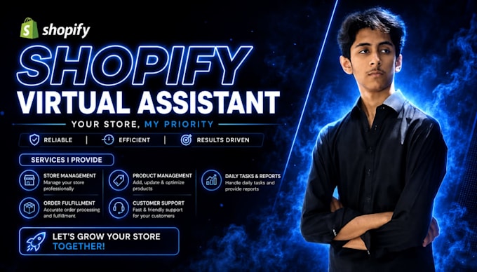 be your shopify virtual assistant