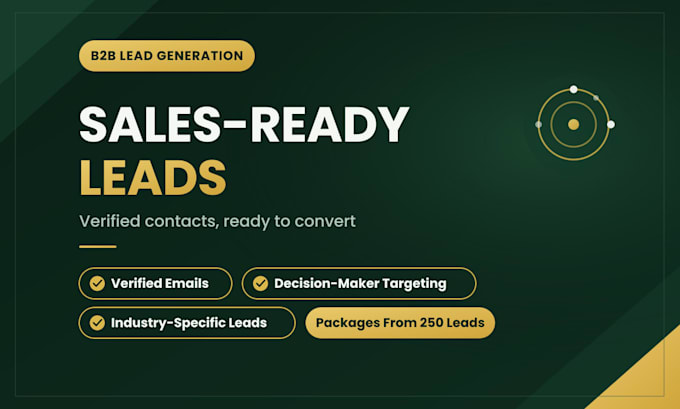 find verified b2b leads to boost your sales pipeline