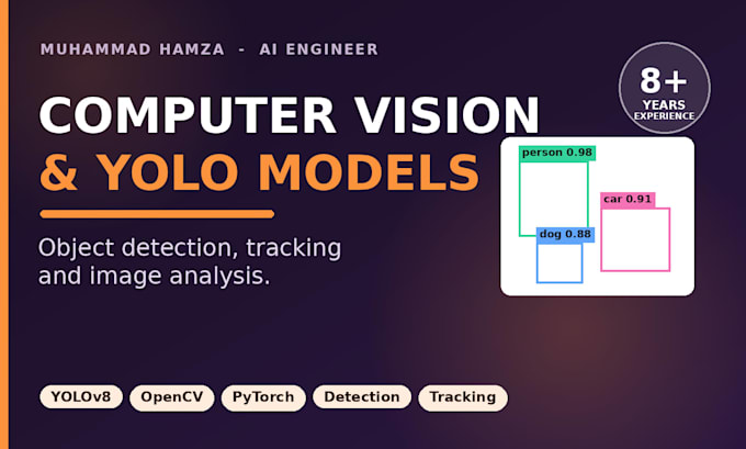 build computer vision and yolo object detection models