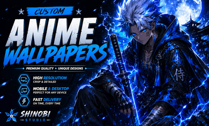 create stunning custom anime wallpapers and posters