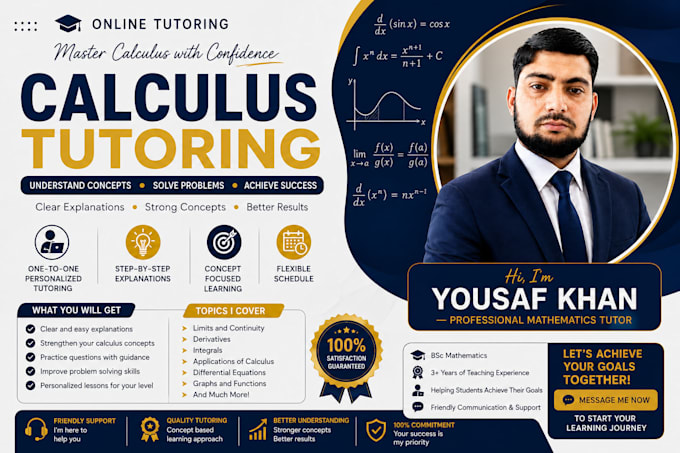 be your expert calculus tutor