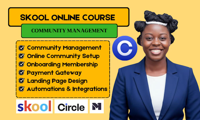 skool setup, skool community setup, skool online community, skool course manager