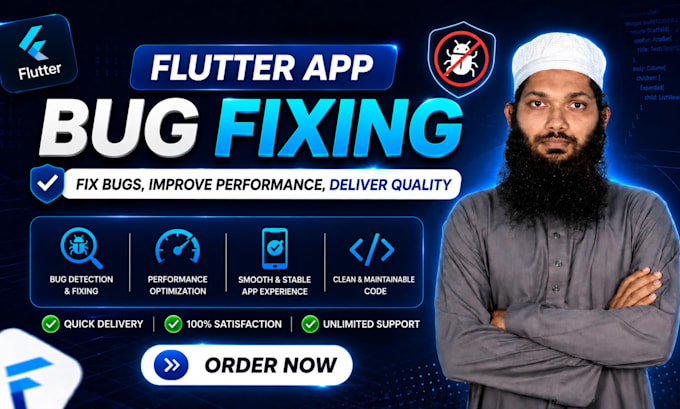 be your expert flutter developer to fix bugs and refactor code