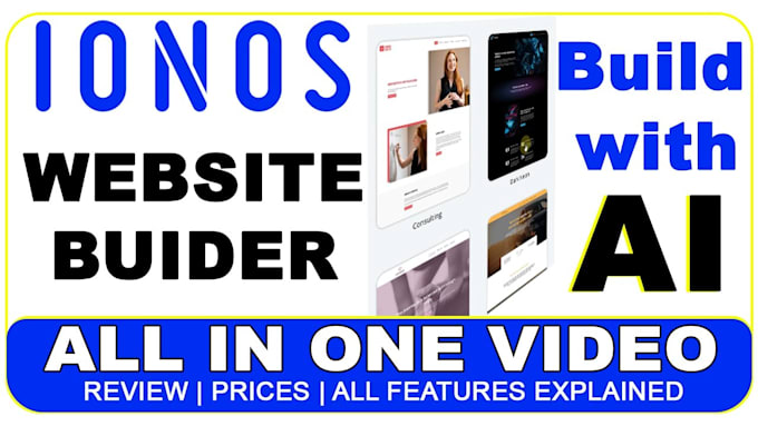 build ionos website, ionos website redesign, looka website redesign, do goddady