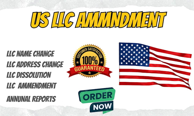 register llc amendment llc annual report llc address change dissolution llc