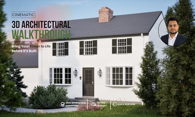 a cinematic 3d architectural walkthrough animation