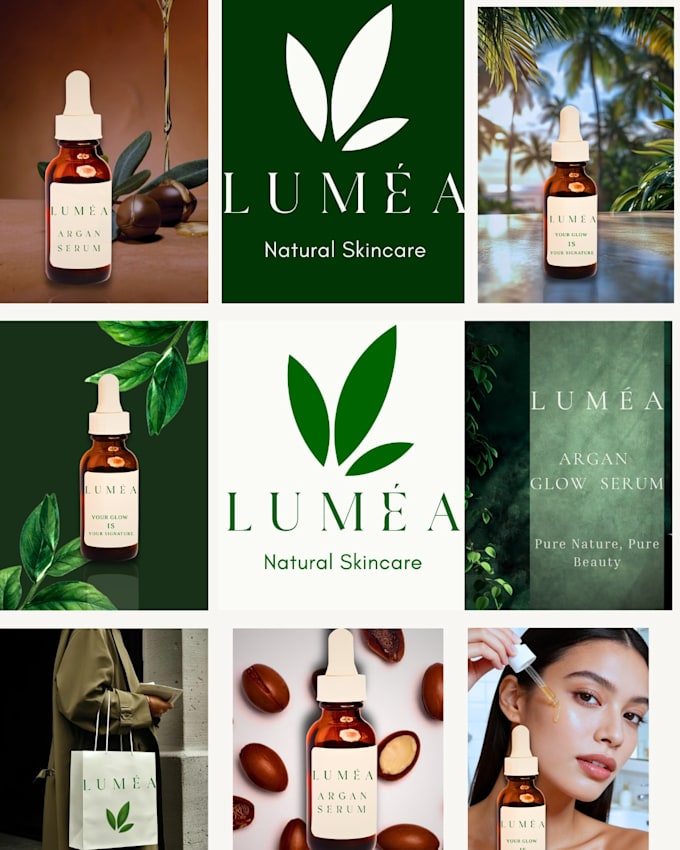 create luxury skincare and beauty infographics