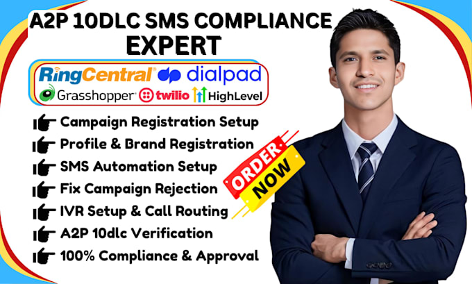be your ringcentral dialpad grasshopper approval a2p 10dlc sms compliance expert
