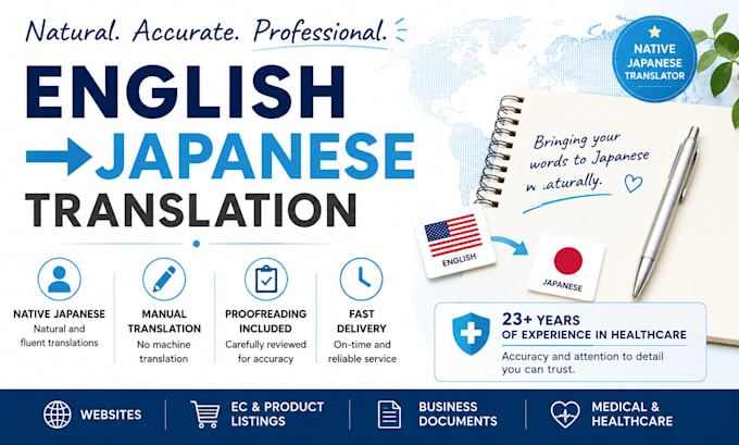 translate english to japanese