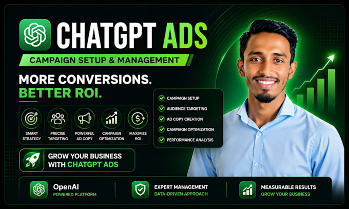 setup and manage chatgpt ads campaigns for more conversions