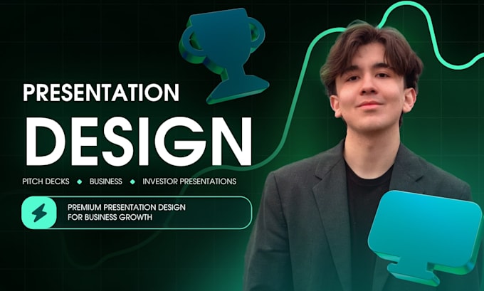 design a premium pitch deck and business presentation