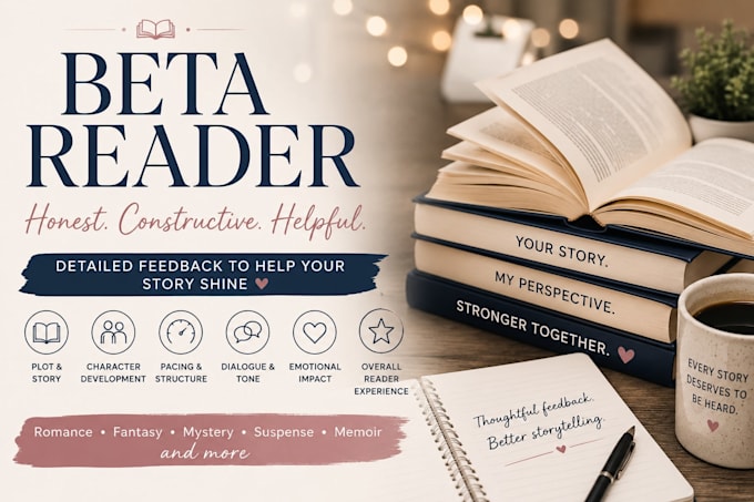 read your manuscript and provide feedback
