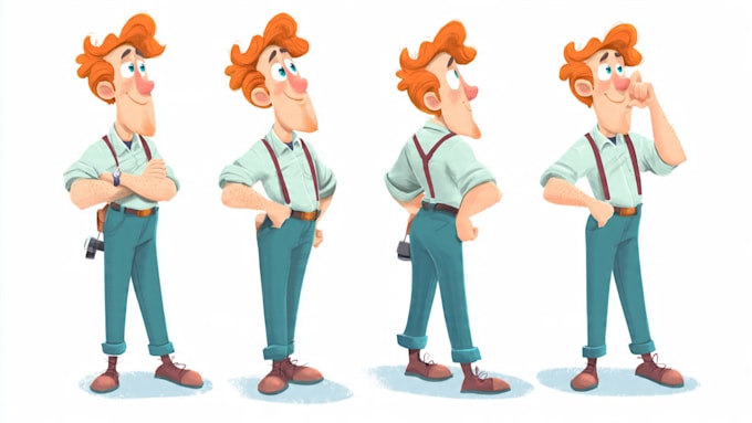 design a unique cartoon mascot logo