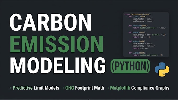 calculate carbon emissions and compliance limits using python