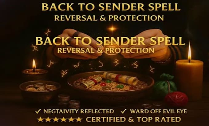 cast  return to sender, ritual send back all negative energies, protection spell