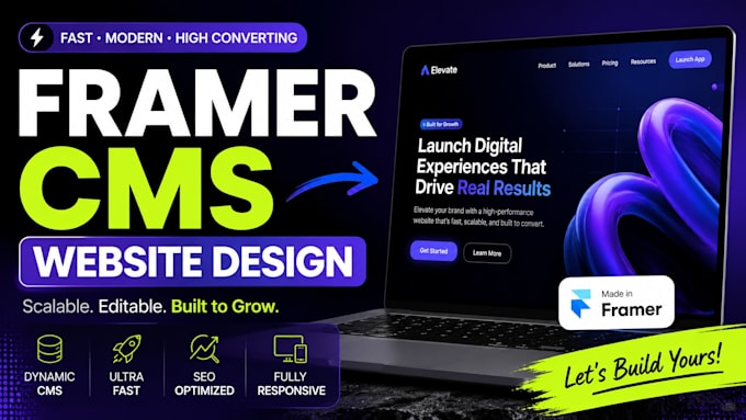 build a premium framer cms website with dynamic pages and blog