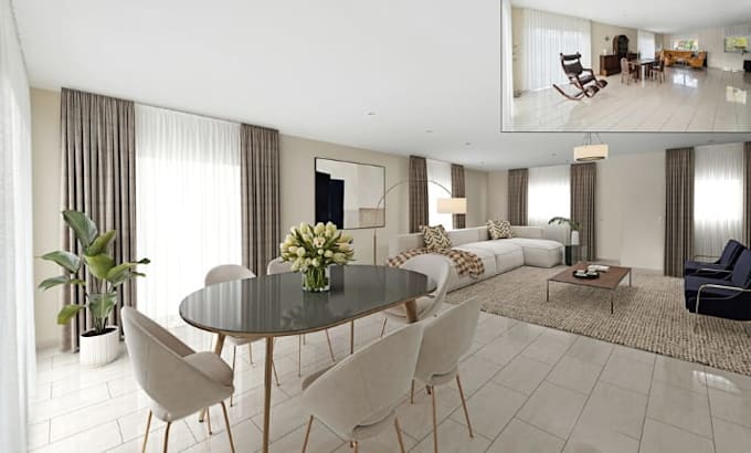 do 3d virtual staging, 3d virtual furniture, 3d virtual renovation