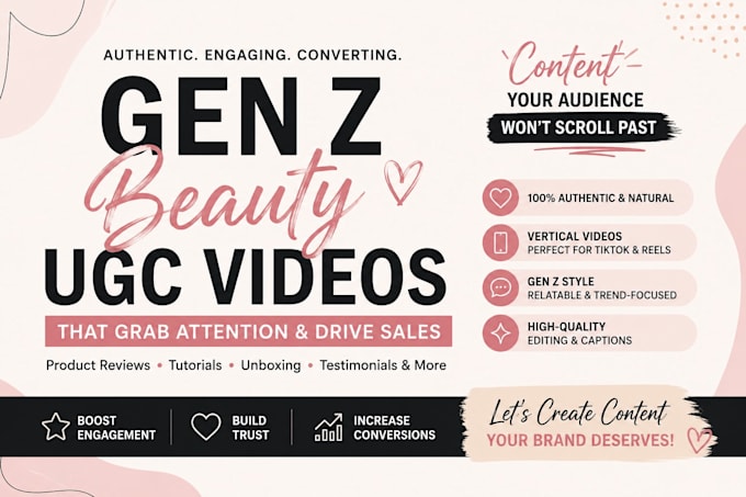be your young female ugc spokeperson