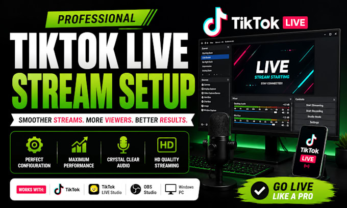 optimize tiktok live studio and obs for smooth live streaming