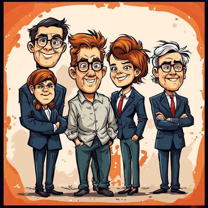 design a political or satirical cartoon