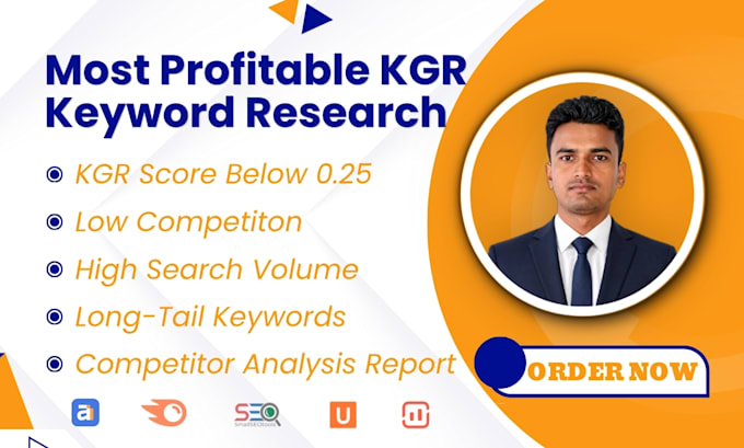 do kgr keyword research and SEO competitor analysis