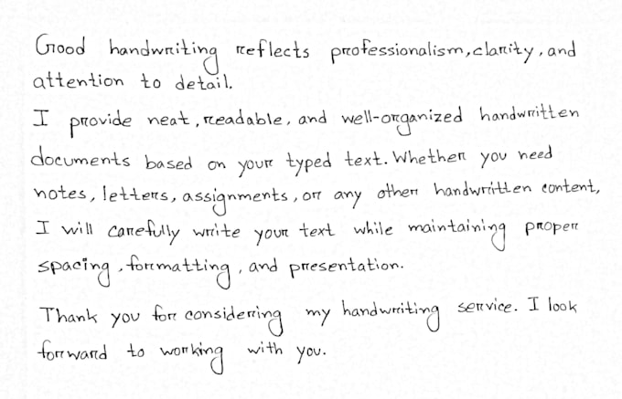 write anything with my beautiful handwriting