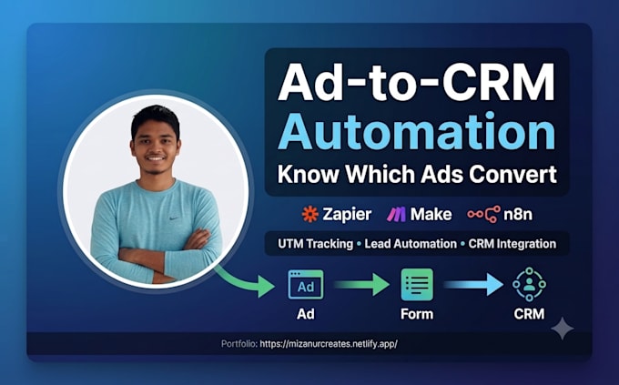 set up utm tracking and CRM lead source attribution