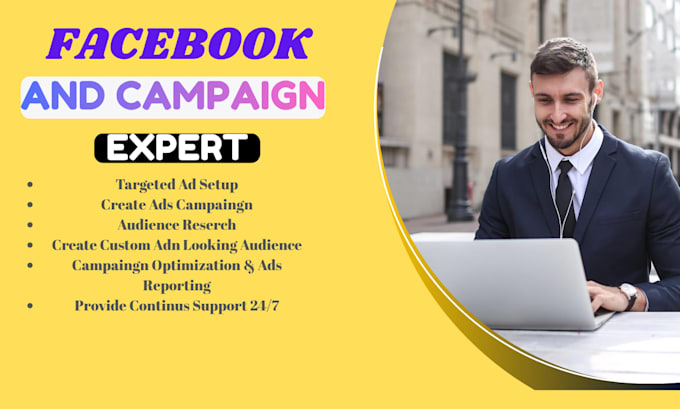 be your  facebook ads compaign best expert and high sales