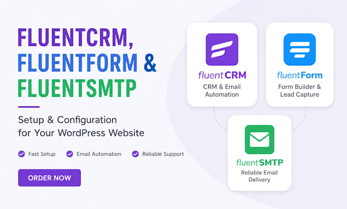 be your fluentcrm, CRM, fluentsmtp and fluentform expert