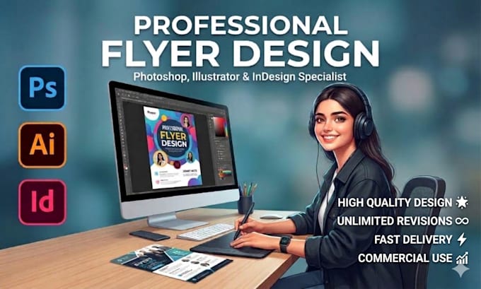 design professional business flyer and corporate poster