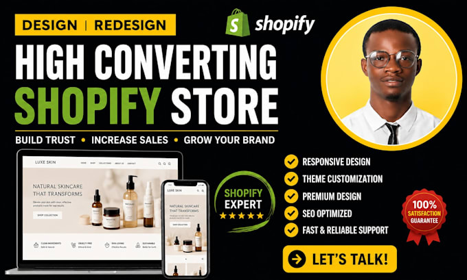 design, redesign shopify website ecommerce shopify store build ecommerce store