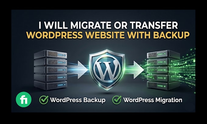 migrate or transfer wordpress website with backup