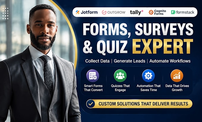 create jotform outgrow quiz tally survey cognito form formstack questionnaires