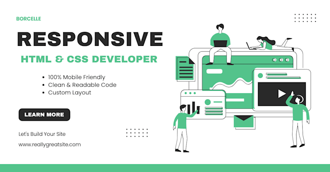 create responsive HTML and CSS websites for beginners