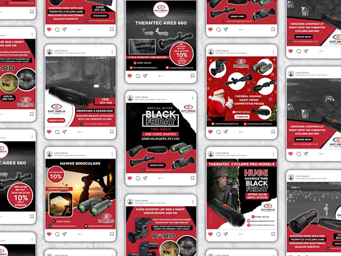 design custom social media posts for facebook and instagram