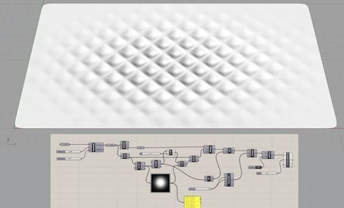 make parametric design with 3d modelling in grasshopper and rhinoceros