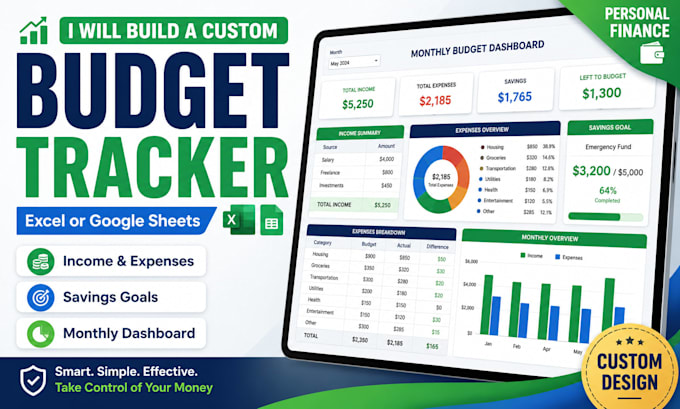 build a personal finance tracker in excel or google sheets