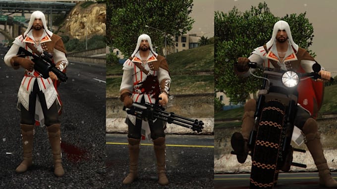 do custom peds, clothing pack and custom chains on your fivem ped